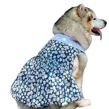 Amazon | UOSIA ペットワンピースシャツかわいい花犬ワンピース